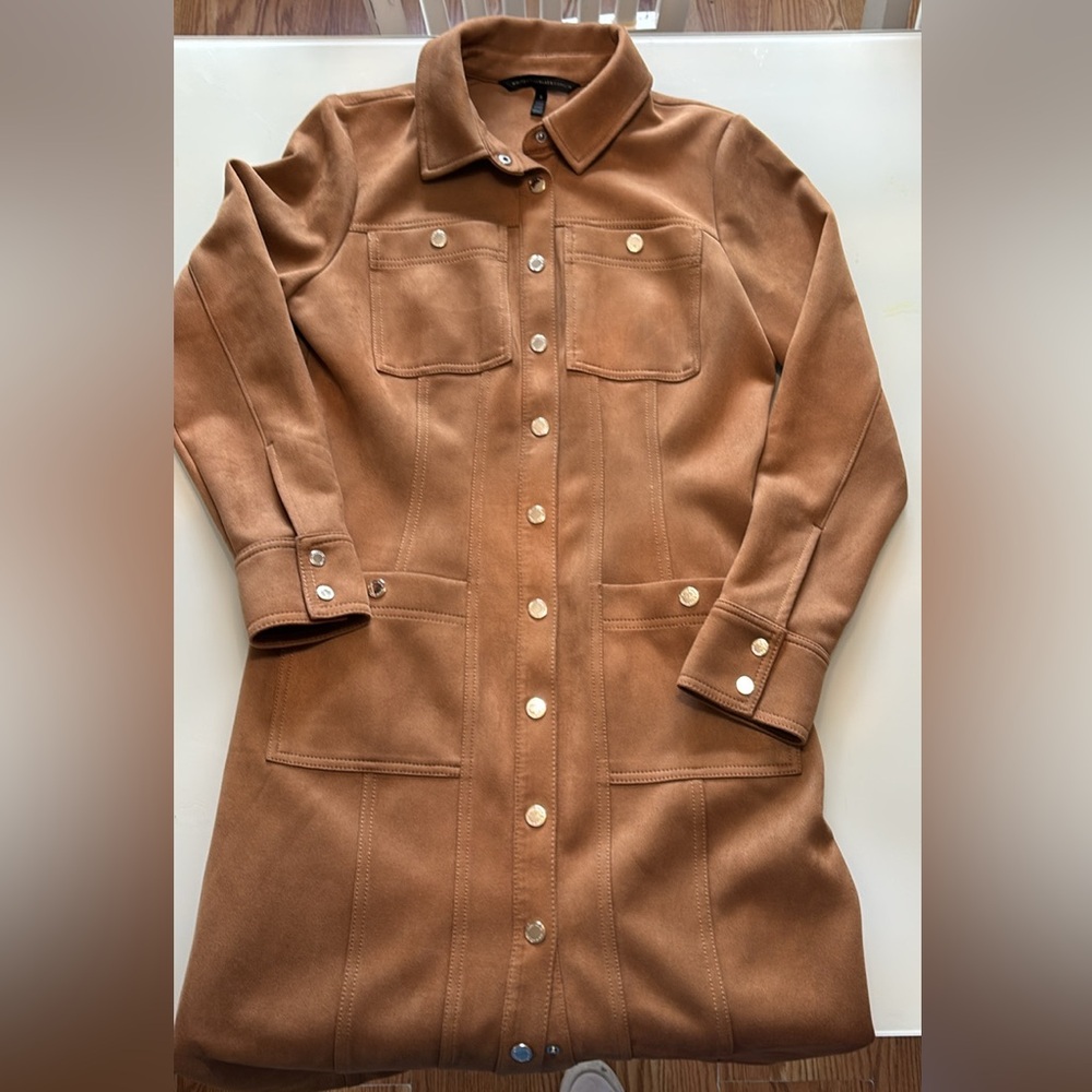 NEW DEAL!! 2 in 1 Women's Tan coat and skirt